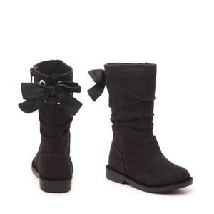 COPY - Toddler Faux Suede Boots, Black